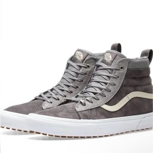 Vans off the Wall Gray Suede High Tops
